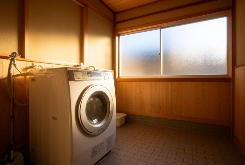 洗濯機のある脱衣所